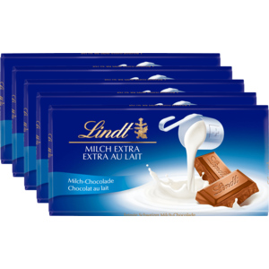 Lindt Milch extra, 5 x 100 g Lindt Milch extra, 5 x 100 g