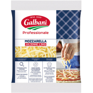 Galbani Mozzarella 45%, Julienne, 1,5 kg