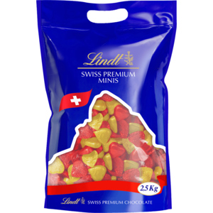 Lindt Herzli gold/rot, Sack zu 2,5 kg Lindt Herzli gold/rot, Sack zu 2,5 kg