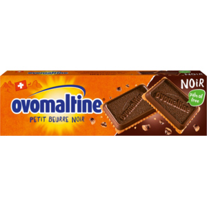 Ovomaltine Petit Beurre Noir , ohne Palmöl, 145 g Ovomaltine Petit Beurre Noir , ohne Palmöl, 145 g