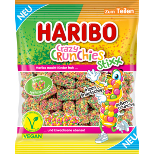 Haribo Crazy Crunchies Stixx, 18 x 160 g Haribo Crazy Crunchies Stixx, 18 x 160 g