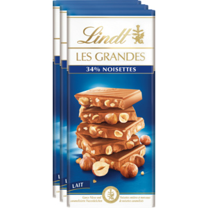 Lindt Les Grandes Noisettes Lait, 3 x 150 g Lindt Les Grandes Noisettes Lait, 3 x 150 g