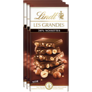 Lindt Les Grandes Noisettes Noir, 3 x 150 g Lindt Les Grandes Noisettes Noir, 3 x 150 g
