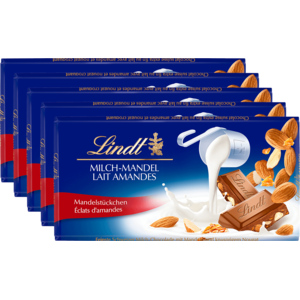 Lindt Milch-Mandel, 5 x 100 g Lindt Milch-Mandel, 5 x 100 g