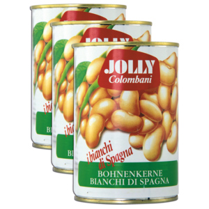 Jolly Fagioli bianchi di Spagna, 3 x 400 g Jolly Fagioli bianchi di Spagna, 3 x 400 g