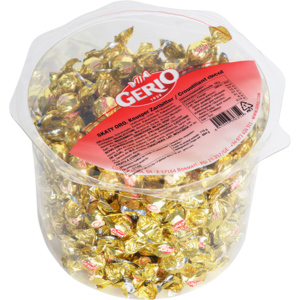 Gerio Skaty Gold Knusper Praline zartbitter, 300 Stück, 694 g Gerio Skaty Gold Knusper Praline zartbitter, 300 Stück, 694 g