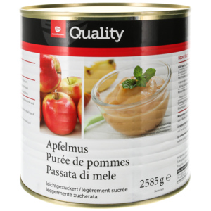 Quality Apfelmus, gezuckert, 2.585kg