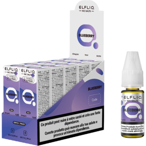 10 x ELFBAR ELFLIQ, Blueberry 20mg 10 x ELFBAR ELFLIQ, Blueberry 20mg