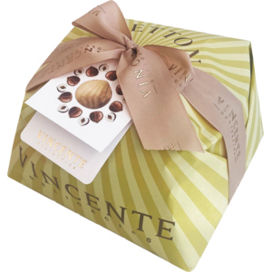 Vincente Panettone mit Milchschokolade und gerösteten Haselnèssen überzogen, 750 g Vincente Panettone mit Milchschokolade und gerösteten Haselnèssen überzogen, 750 g