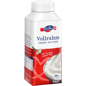 Emmi Vollrahm 35%, pasteurisiert, 8 x 3,3 dl Emmi Vollrahm 35%, pasteurisiert, 8 x 3,3 dl