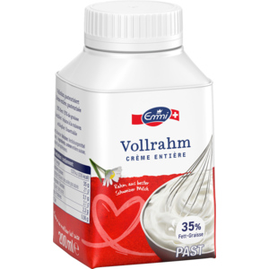 Emmi Vollrahm 35%, pasteurisiert, 2 dl Emmi Vollrahm 35%, pasteurisiert, 2 dl