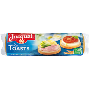 Jacquet Toasts nature rund, 250 g