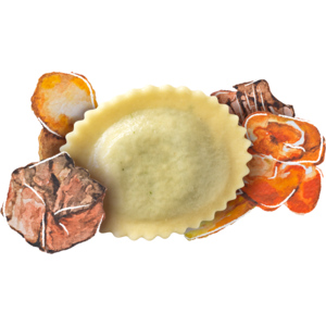 Hilcona Pasta Classic Tortelli Hirsch, tiefgekühlt, 2 kg Hilcona Pasta Classic Tortelli Hirsch, tiefgekühlt, 2 kg