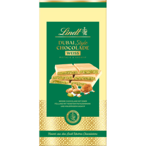 Lindt Dubay Style Chocolate Tafel weiss, 150 g Lindt Dubay Style Chocolate Tafel weiss, 150 g