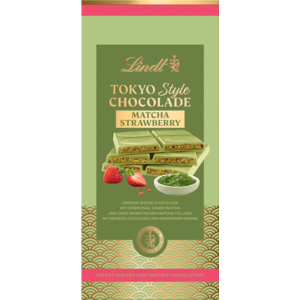 Lindt Tokyo Style Strawberry Matcha Tafel, 145 g Lindt Tokyo Style Strawberry Matcha Tafel, 145 g