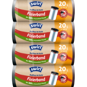 In/Out Swirl Müllbeutel, 20 l, Pack zu 4 Rollen In/Out Swirl Müllbeutel, 20 l, Pack zu 4 Rollen