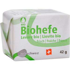 Bio Backhefe, Würfeln, 24 x 42 g Bio Backhefe, Würfeln, 24 x 42 g