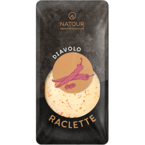 NATOUR Raclette, Diavolo, Scheiben, 5 x 200 g