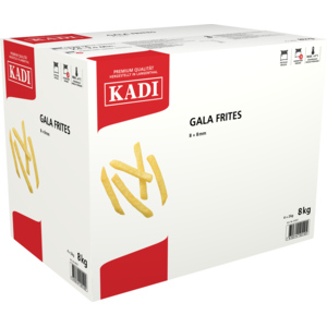 Kadi Gala Frites, Alternative, 8 x 8mm gekühlt, 4 x 2 kg Kadi Gala Frites, Alternative, 8 x 8mm gekühlt, 4 x 2 kg