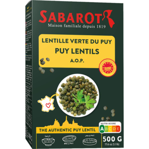 Sabarot Linsen Puy grün, 500 g Sabarot Linsen Puy grün, 500 g