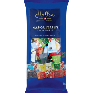 Halba Napolitains, assortiert Fair Trade, 1 kg Halba Napolitains, assortiert Fair Trade, 1 kg