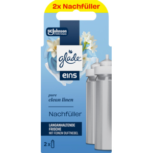 Glade Touch & Fresh Pure Clean Linen, Refill, 2 x 10 ml Glade Touch & Fresh Pure Clean Linen, Refill, 2 x 10 ml