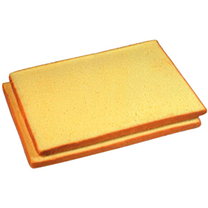 Biskuitboden hell, 6 x 52,5 cm x 22 cm x 1 cm, 6 x 950 g Biskuitboden hell, 6 x 52,5 cm x 22 cm x 1 cm, 6 x 950 g