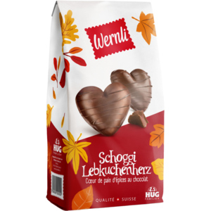 Wernli Schoggi-Lebkuchenherz, 200 g Wernli Schoggi-Lebkuchenherz, 200 g
