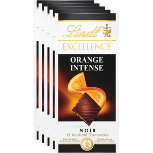 Lindt Excellence Orange, 5 x 100 g Lindt Excellence Orange, 5 x 100 g