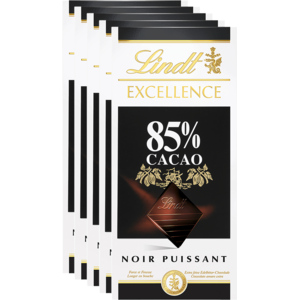 Lindt Excellence 85% Cacao, 5 x 100 g
