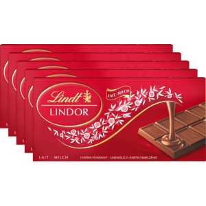 Lindt Lindor, 5 x 100 g Lindt Lindor, 5 x 100 g