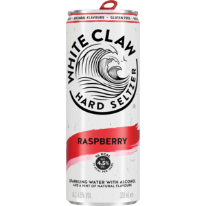 White Claw Raspberry 4,5% Vol., 33 cl White Claw Raspberry 4,5% Vol., 33 cl