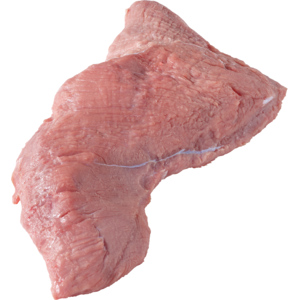 Kalbs-Unterspälte enthäutet, tiefgekühlt, ca. 2 kg