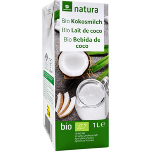 Natura Bio Kokosnussmilch, 1 l
