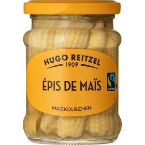 Hugo Reitzel Fairtrade, Max Havelaar, Maiskölbchen, 6 x 215 g