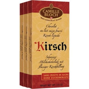 Camille Bloch Kirsch ohne Kruste, 3 x 100 g Camille Bloch Kirsch ohne Kruste, 3 x 100 g