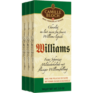 Camille Bloch Williams, 3 x 100 g Camille Bloch Williams, 3 x 100 g