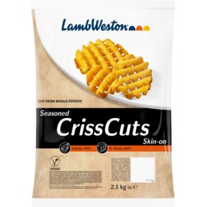 Lamb Weston Original Seasoned CrissCuts, skin-on, TK Lamb Weston Original Seasoned CrissCuts, skin-on, TK
