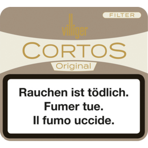 Villiger Cortos Original Filter, Pack zu 5 Etui x 20 Stück