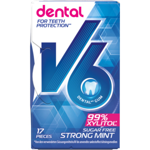 V6 Dental Peppermint, 16 x 24 g V6 Dental Peppermint, 16 x 24 g