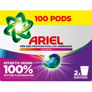 Ariel Professional Vollwaschmittel Pods 3in1 Color, 2 x 50 Waschgänge Ariel Professional Vollwaschmittel Pods 3in1 Color, 2 x 50 Waschgänge