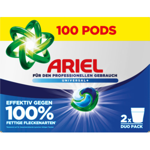 Ariel Professional Vollwaschmittel Pods 3in1 Regular, 2 x 50 Waschgänge Ariel Professional Vollwaschmittel Pods 3in1 Regular, 2 x 50 Waschgänge