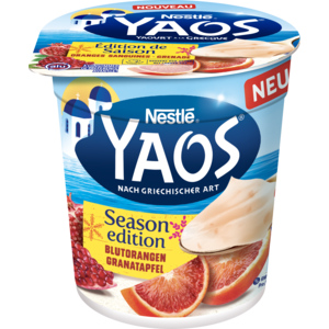 Nestlé Yaos Joghurt Blutorange-Granatapfel, 150 g Nestlé Yaos Joghurt Blutorange-Granatapfel, 150 g