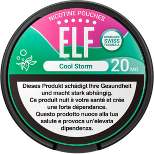 5 x ELF Nicotine Pouch Cool Storm 20mg 5 x ELF Nicotine Pouch Cool Storm 20mg
