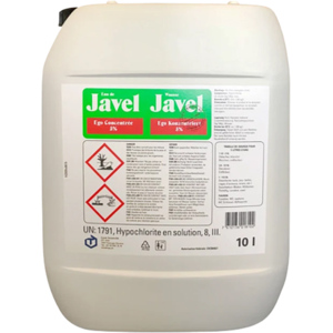 Javelwasser farblos 5%, 10 l Javelwasser farblos 5%, 10 l