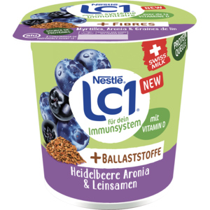 LC1 Jogurt Heidelbeere Aronia Leinsamen, 10 x 150 g LC1 Jogurt Heidelbeere Aronia Leinsamen, 10 x 150 g