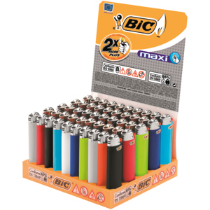 Bic Feuerzeug Maxi, assortiert, J26, 50 St Bic Feuerzeug Maxi, assortiert, J26, 50 St