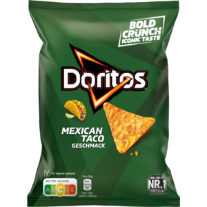 Display Doritos Mexican Style Tacos, 110 g, 144 Stück