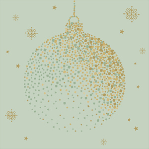Atelier Servietten "Festive Moment" 33 x 33 cm, Pack zu 20 Stück
