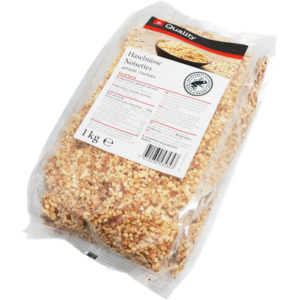Quality Rainforest Alliance Haselnüsse gehackt, 1 kg Quality Rainforest Alliance Haselnüsse gehackt, 1 kg